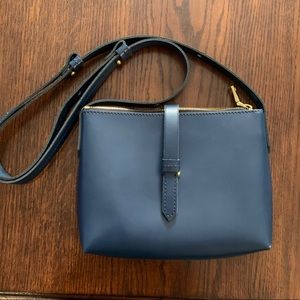 J. Crew Navy Blue Parker Crossbody Bag Purse